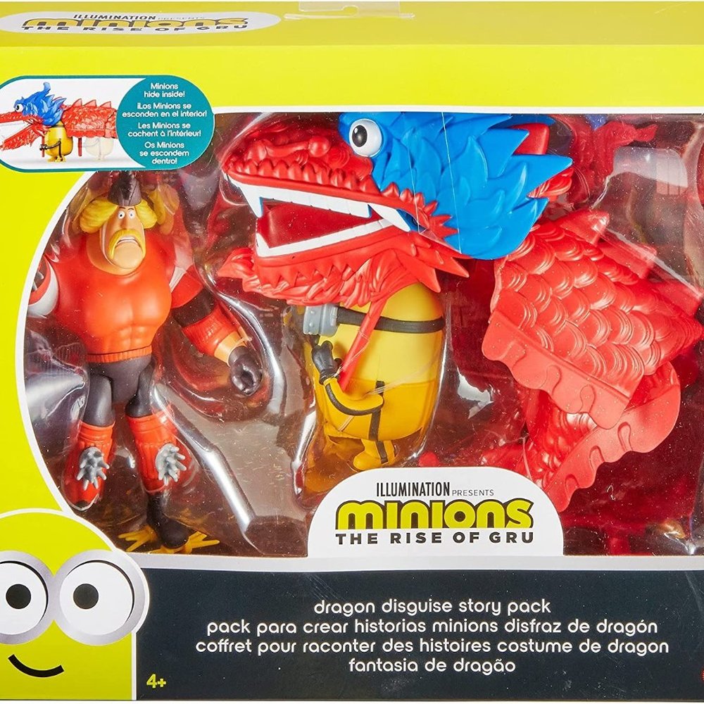 Minions: The Rise of Gru Dragon Disguise Story Pack with 2 Action Figures